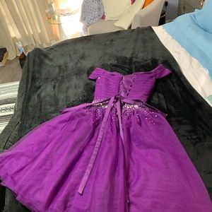 Little purple party dress